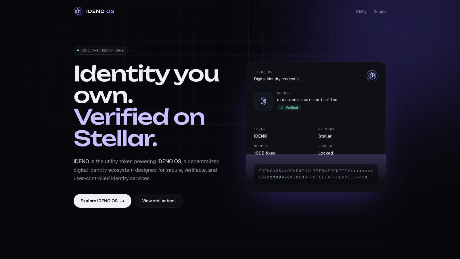 Idenoos screenshot