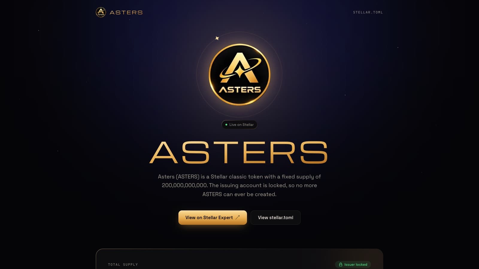 Aster Stellar screenshot